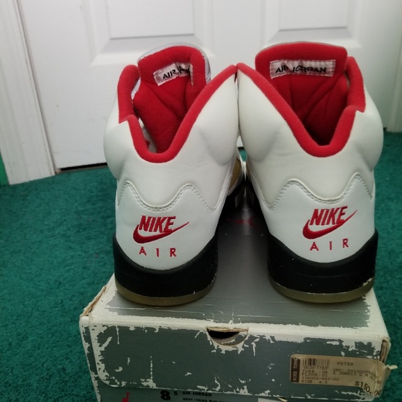 00 jordan fire red 5 - Picture 2 of 5